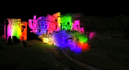 海地古城堡照明设计