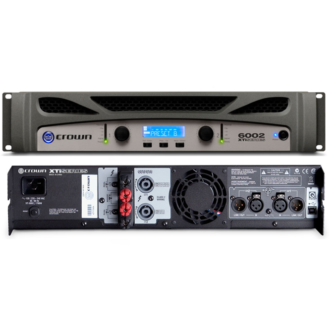 crown皇冠xti6002专业dsp数字舞台功放